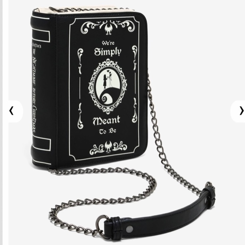 NIGHTMARE BEFORE CHRISTMAS Book CROSSBODY BAG SET! - Picture 3 of 9